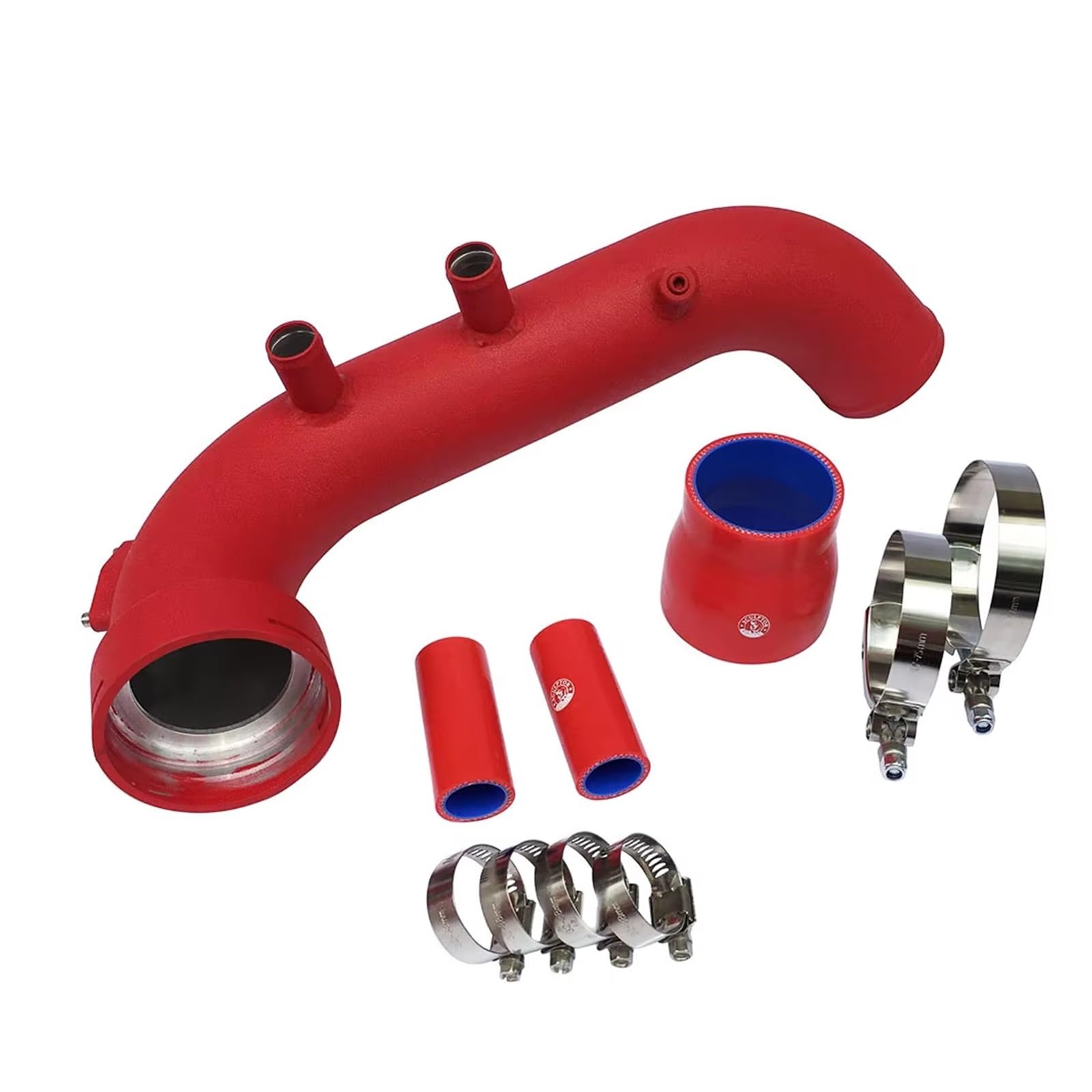 Lufteinlass Schlauch Für N54 N54 E88 E90 E92 135i M2 M235i 335i 435i N55 F20 F30 RWD 2012-2016 Ansaug-Turbo-Laderohr-Kühlkit Auto Ansaugrohr(N54-CP RED) von Hgkqbomb