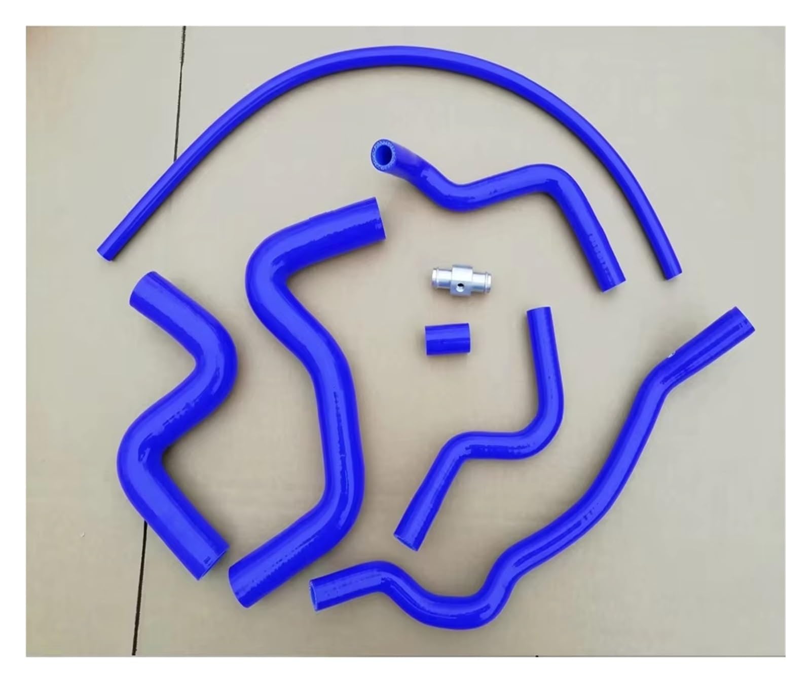 Lufteinlass Schlauch Für Peugeot 206 1.6L 1998 1999 2000 2001 2002 2003 2004 2005 2006 2007 16V MT Silikon Kühler Kühlmittel Heizung Schlauch Auto Ansaugrohr(Schwarz) von Hgkqbomb