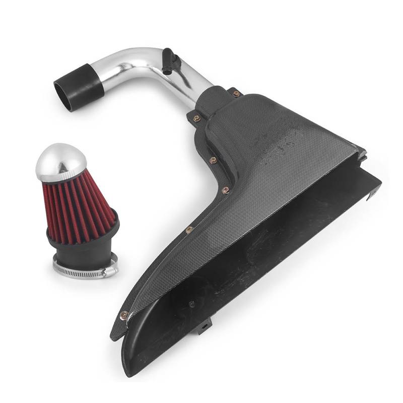 Lufteinlass Schlauch Kaltlufteinlasssysteme Ansaugkasten Luftfilter Luftansaugsystem Hitzeschildfilter Im Kohlefaser-Stil Für Peugeot 106 206 306 VTS 1997 1998 1999 Auto Ansaugrohr(206) von Hgkqbomb