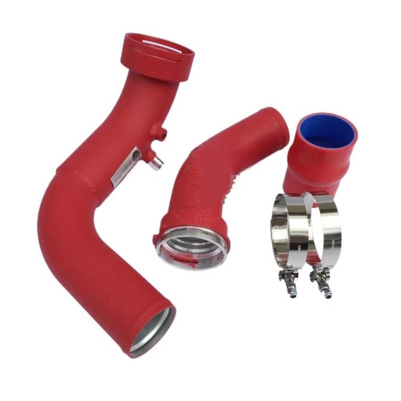 Lufteinlass Schlauch Performance Turbo Intake Ladung Rohr Upgrade Kit Für M235I 335I 435I N55 F20 F30 RWD 2012-2016 Auto Ansaugrohr(Rot) von Hgkqbomb