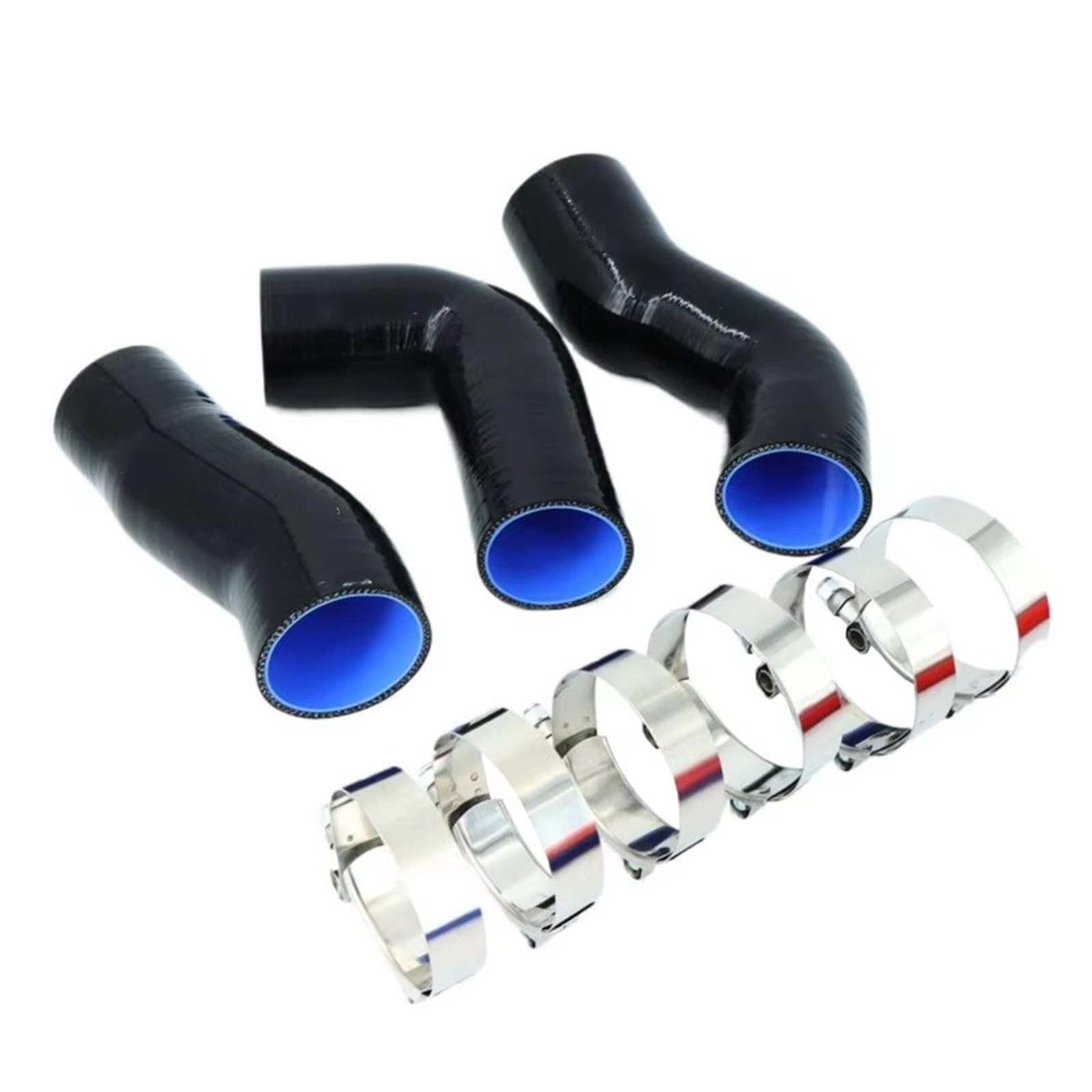 Lufteinlass Schlauch Silikon Ladeluftkühler Turbo Rohr Schlauch + T-Schellen Passt Für E60 E61 5Series 530d 525d Auto Ansaugrohr Lufteinlass Schlauch Silikon Ladeluftkühler Turbo Rohr Schlauch + T-Schellen Passt Für E60 E61 5Series 530d 525d Auto Ansaugrohr von Hgkqbomb