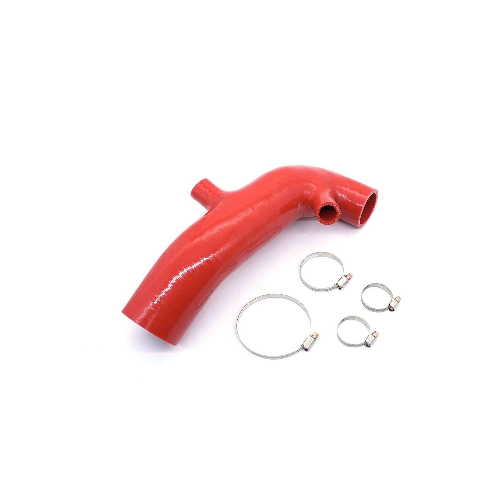 Lufteinlass Schlauch Silikon-Turbo-Einlassrohr-Kit Kaltluftansaugschlauch Für Mini Für Cooper S Für Clubman 1.6T R55 R56 R57 R58 R59 R60 R61 N14 N18 Motor Auto Ansaugrohr(N18 Red) von Hgkqbomb