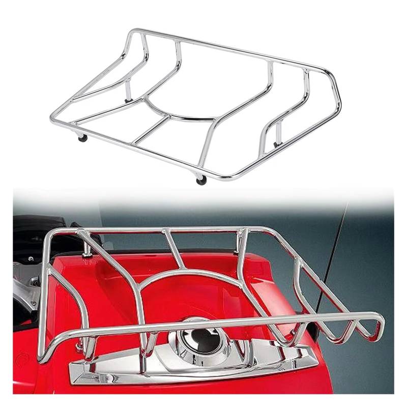 Motorrad Gepäckträger Für Can-Am Spyder RT SM6 2010-2018 Motorrad Hinten Gepäck Rack Tour Stamm Rack Chrom Stahl Hinterradgepäckträger von Hgkqbomb