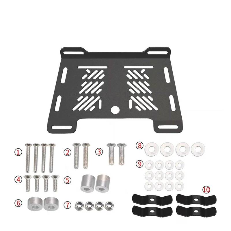 Motorrad Gepäckträger Für R1250GS R1200GS F850GS F750GS F650GS Heckträger Motorrad Gepäckträger Unterstützung Regal Fall Halter Stamm Rahmen Platte Halterung Hinterradgepäckträger von Hgkqbomb