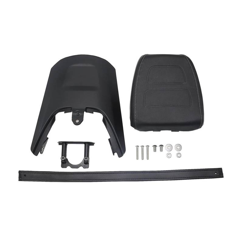 Motorrad Gepäckträger Für Sportster S 1250 S RH 1250 S 2021 2022 2023 Schwarzes Motorrad Kurze Passagier Sissy Bar Hinten Rückenlehne Sitz Kits Hinterradgepäckträger(AC) von Hgkqbomb