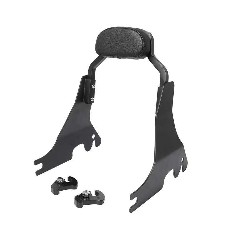 Motorrad Gepäckträger Für Sportster XL883 1200 Vierzig Acht 2004 2005 2006 2007 2008-2017 2018 2019 2020 Schwarz Motorrad Kurze Passagier Sissy Bar Rückenlehne Hinterradgepäckträger von Hgkqbomb
