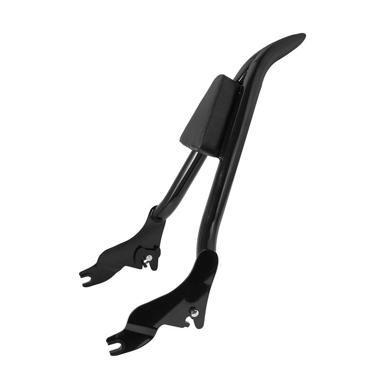 Motorrad Gepäckträger Für Touring CVO FLHR Road Street Electra Glide 2009-2022 Motorrad Schwarz Abnehmbare Sissy Bar Hinten Passagier Rückenlehne Hinterradgepäckträger(One-Piece) von Hgkqbomb