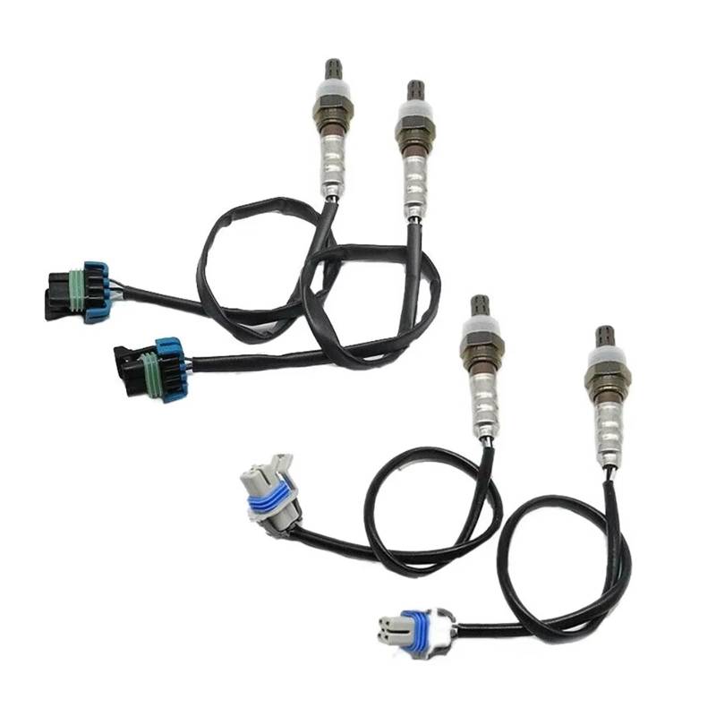 Sauerstoff Sensor 4-teiliger Sauerstoffsensor Für Hummer H2 Für Cadillac Für Escalade EXT Für Chevrolet Für Silverado 1500 Für GMC Für Yukon Für Sierra 1500 Autoteile Lambda Sensor von Hgkqbomb