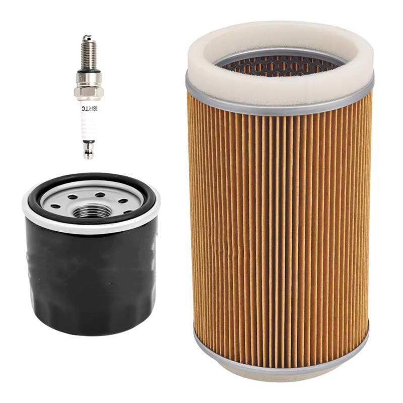 Filter Ansaugreiniger Für Kawasaki Für Teryx4 750 800 KRF750 KRF 750 KRT750 KRT800 KRT 800 11029-0025 Motorrad Luftfilter & Öl Filter Zündkerze Motorrad Luftfilter(Combo Pack) von Hguvsjd
