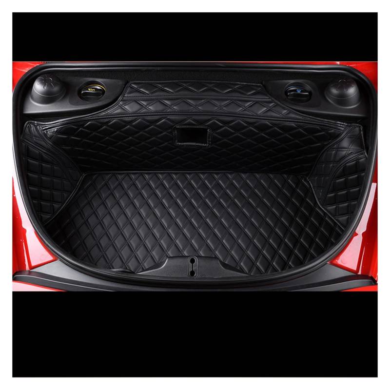 Kofferraumwanne Für 718 Für Boxster Für Cayman Auto Vorne Hinten Kofferraummatte Anti-schmutzig Schutz Innen Liner Abdeckung Pad Heck Kofferraum Protektor Pad(Schwarz) von Hguvsjd