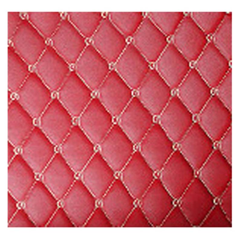 Kofferraumwanne Für Chrysler Pt Für Cruiser 2006 2007 2008 2009 2010 2011 2012 3D Leder Kofferraum Matte Cargo-Liner Heck Kofferraum Protektor Pad(Wine red) von Hguvsjd