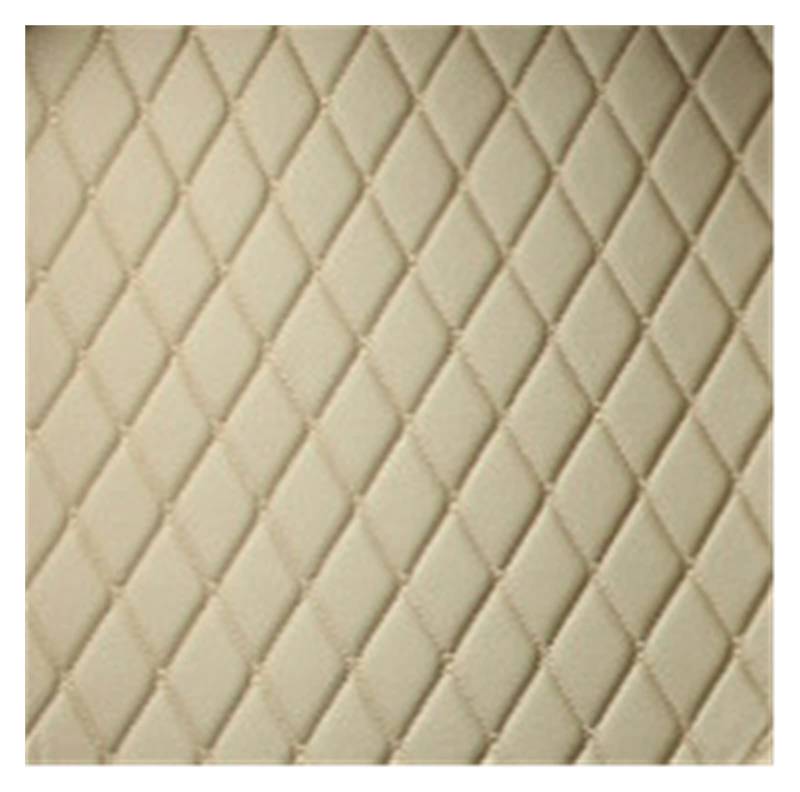 Kofferraumwanne Für Für Cayenne 2011-2015 958 Kofferraummatte Abdeckung Teppich Auto Kofferraummatten Leder Auto Cargo-Liner Heck Kofferraum Protektor Pad(Beige,One Set) von Hguvsjd
