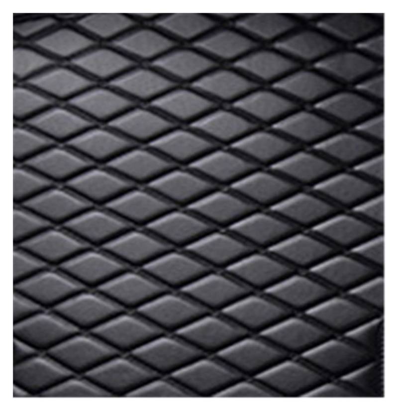 Kofferraumwanne Für Für Cayenne 2011-2015 958 Kofferraummatte Abdeckung Teppich Auto Kofferraummatten Leder Auto Cargo-Liner Heck Kofferraum Protektor Pad(Black Black Wire,One Set) von Hguvsjd