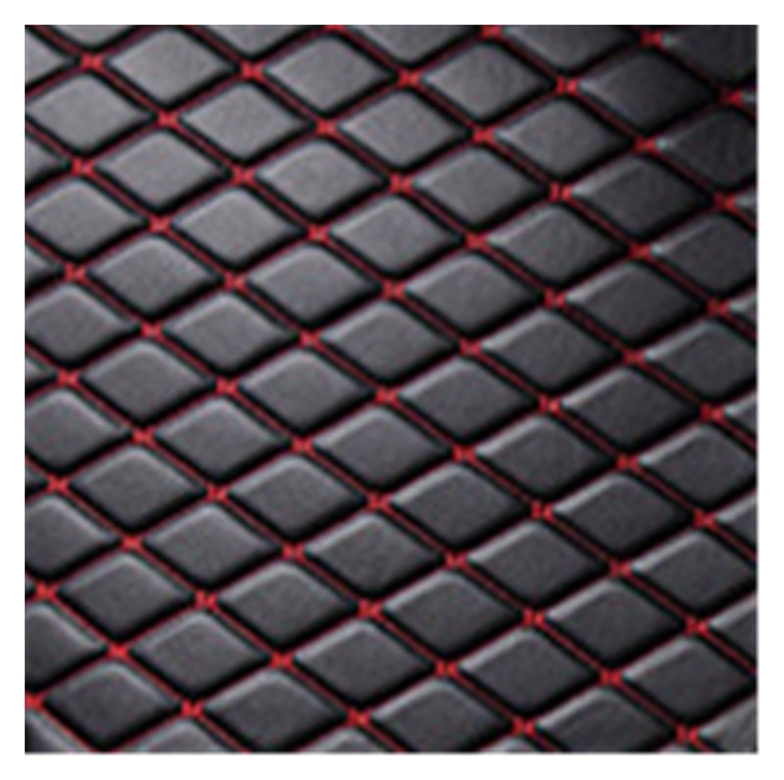 Kofferraumwanne Für Für Cayenne 2011-2015 958 Kofferraummatte Abdeckung Teppich Auto Kofferraummatten Leder Auto Cargo-Liner Heck Kofferraum Protektor Pad(Black red Wire,One Set) von Hguvsjd