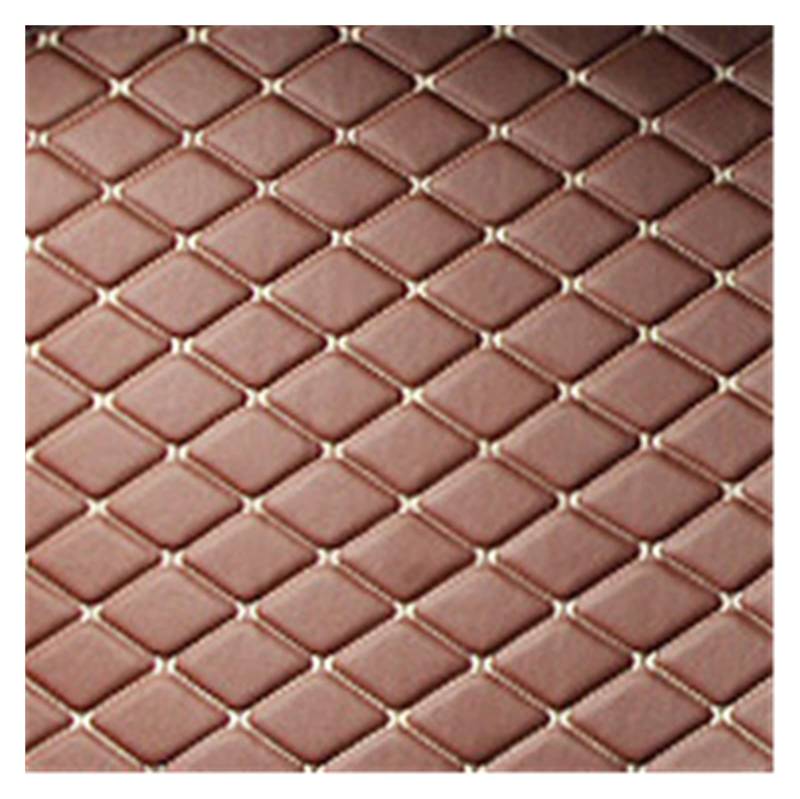 Kofferraumwanne Für Für Cayenne 2011-2015 958 Kofferraummatte Abdeckung Teppich Auto Kofferraummatten Leder Auto Cargo-Liner Heck Kofferraum Protektor Pad(Brown,One Set) von Hguvsjd