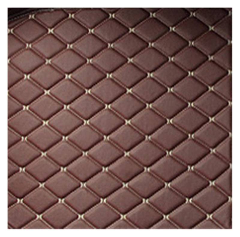 Kofferraumwanne Für Für Cayenne 2011-2015 958 Kofferraummatte Abdeckung Teppich Auto Kofferraummatten Leder Auto Cargo-Liner Heck Kofferraum Protektor Pad(Coffee,One Set) von Hguvsjd