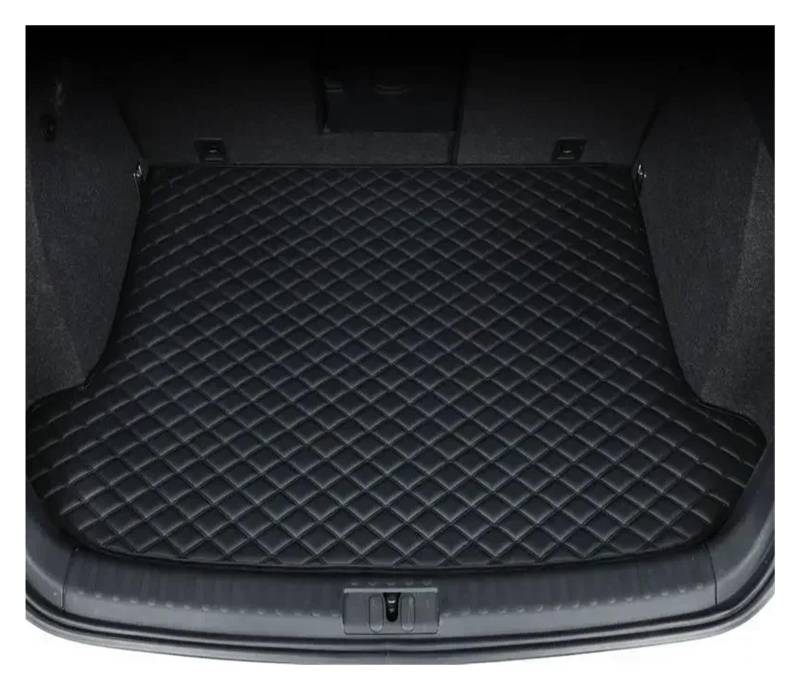 Kofferraumwanne Für Hyundai Für Tucson NX4 2022 2023 Umgebene Kofferraummatte Aufbewahrungspad Leder Kofferraummatten Automatte Heck Kofferraum Protektor Pad(Main Pad Black no lg) von Hguvsjd