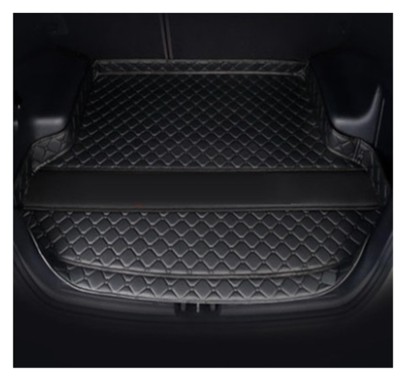 Kofferraumwanne Für Jaguar XF 2008 2009 2010 2011 2012 2013 2014 2015 Hohe Seite Auto Stamm Matte Cargo-Liner Teppich Innen Abdeckung Heck Kofferraum Protektor Pad(Black beige) von Hguvsjd
