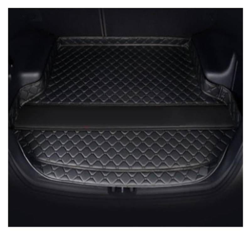 Kofferraumwanne Für Jaguar XF 2008 2009 2010 2011 2012 2013 2014 2015 Hohe Seite Auto Stamm Matte Cargo-Liner Teppich Innen Abdeckung Heck Kofferraum Protektor Pad(Black beige) von Hguvsjd