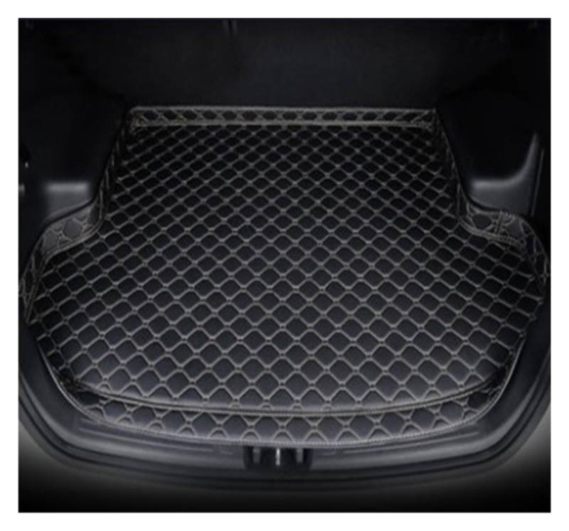 Kofferraumwanne Für Jaguar XF 2008 2009 2010 2011 2012 2013 2014 2015 Hohe Seite Auto Stamm Matte Cargo-Liner Teppich Innen Abdeckung Heck Kofferraum Protektor Pad(Black beige a) von Hguvsjd