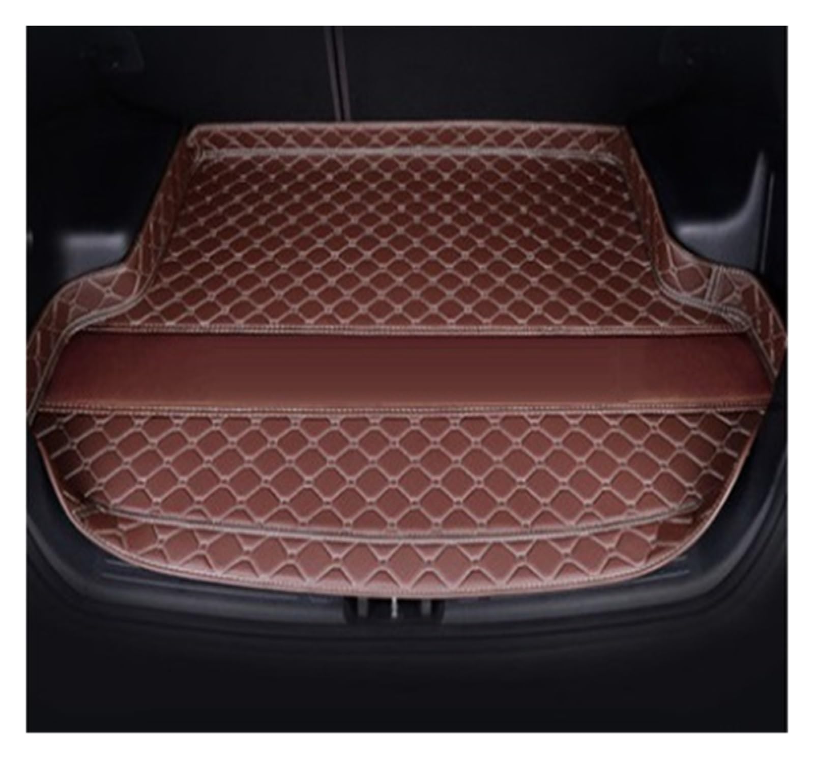 Kofferraumwanne Für Jaguar XF 2008 2009 2010 2011 2012 2013 2014 2015 Hohe Seite Auto Stamm Matte Cargo-Liner Teppich Innen Abdeckung Heck Kofferraum Protektor Pad(Coffee) von Hguvsjd
