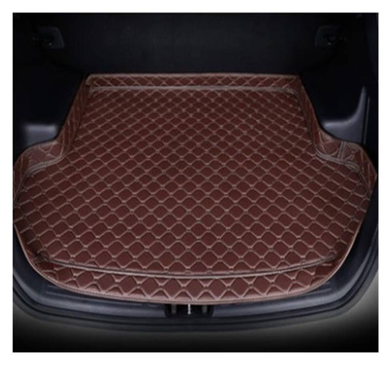 Kofferraumwanne Für Jaguar XF 2008 2009 2010 2011 2012 2013 2014 2015 Hohe Seite Auto Stamm Matte Cargo-Liner Teppich Innen Abdeckung Heck Kofferraum Protektor Pad(Coffee a) von Hguvsjd