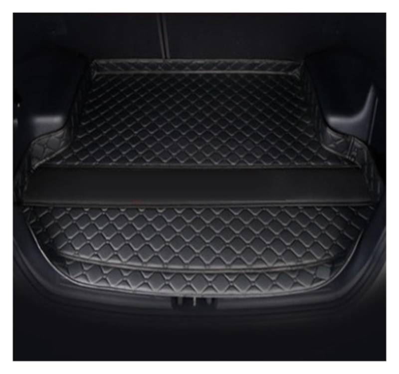 Kofferraumwanne Für Jaguar XF 2008 2009 2010 2011 2012 2013 2014 2015 Hohe Seite Auto Stamm Matte Cargo-Liner Teppich Innen Abdeckung Heck Kofferraum Protektor Pad(Schwarz) von Hguvsjd