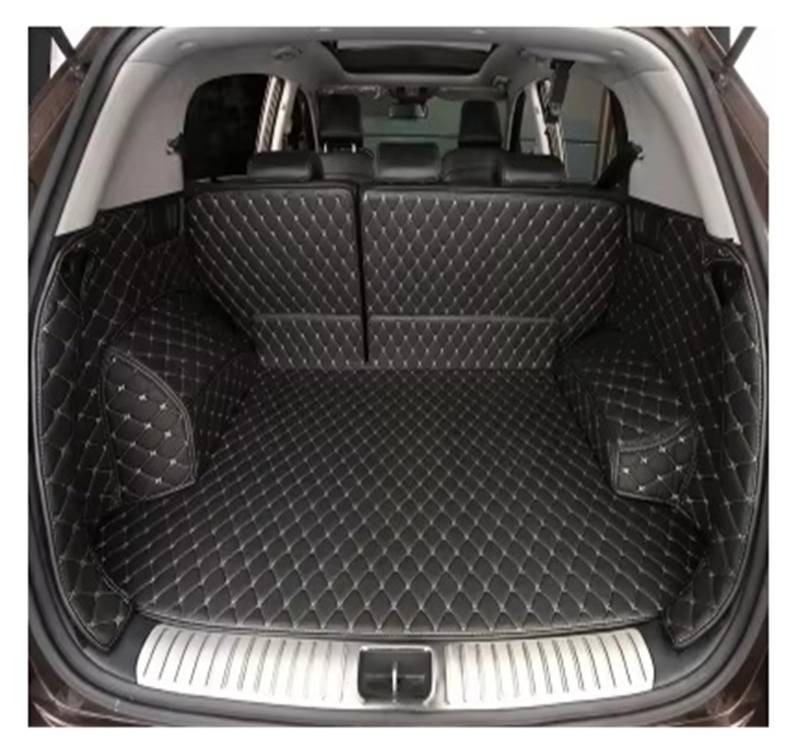 Kofferraumwanne Für KIA Für Sportage wasserdichte Boot Teppiche Cargo Liner Auto Kofferraummatten Heck Kofferraum Protektor Pad(Brown) von Hguvsjd