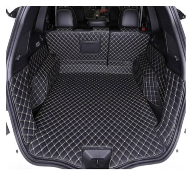 Kofferraumwanne Für Koleos 2 Für Samsung QM6 2017-2019 Auto-Styling Kofferraumschutzmatte Lederpolster Autodekoration Teppich Heck Kofferraum Protektor Pad(Black B 5 pcs) von Hguvsjd