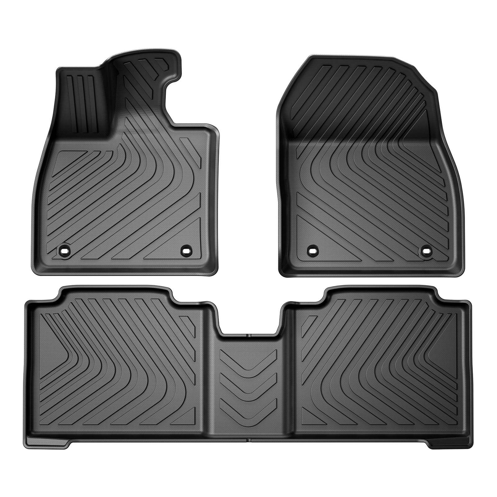 Kofferraumwanne Für Lexus RZ 2023 2024 TPE 3D Auto Fußmatten Cargo Liner Trunk Pad Allwetter Wasserdicht Schwarz Heck Kofferraum Protektor Pad(LHD 3P) von Hguvsjd