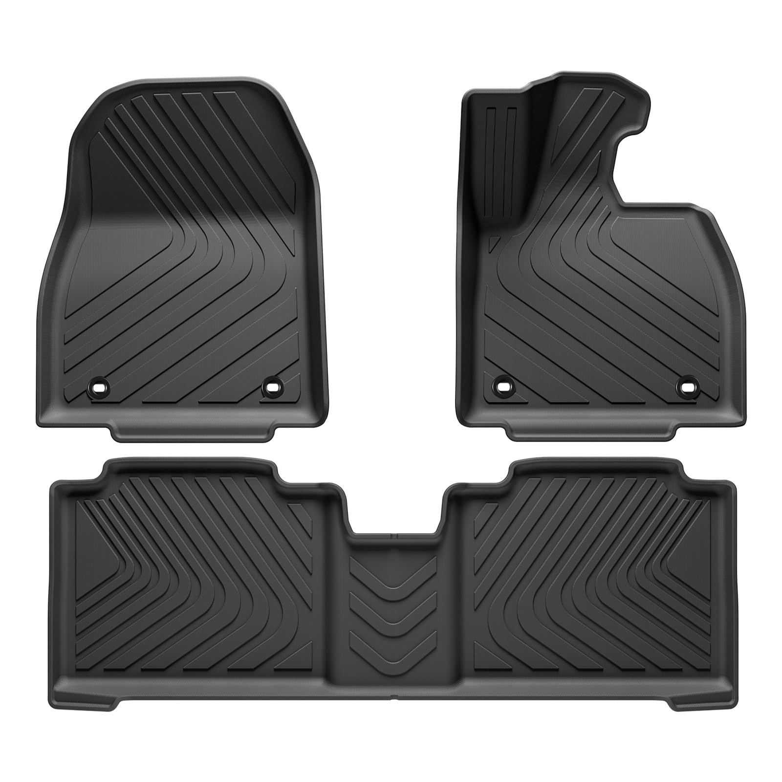Kofferraumwanne Für Lexus RZ 2023 2024 TPE 3D Auto Fußmatten Cargo Liner Trunk Pad Allwetter Wasserdicht Schwarz Heck Kofferraum Protektor Pad(RHD 3P) von Hguvsjd