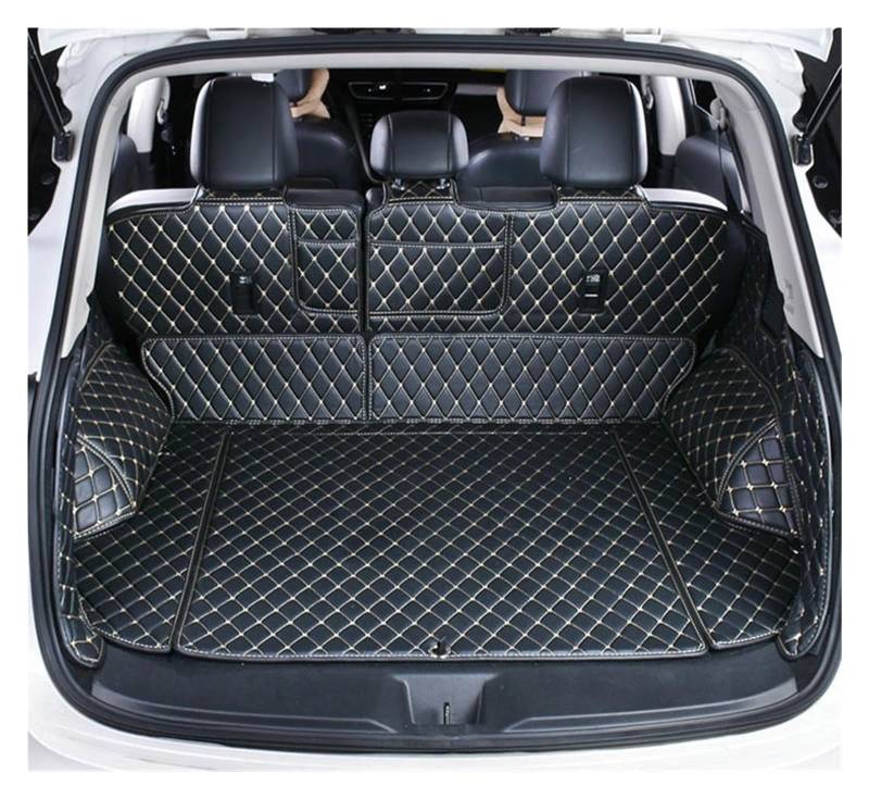 Kofferraumwanne Für Nissan Für Murano Z52 2015-heute PU-Leder-Kofferraummatte Hintere Liner Cargo-Teppich Tablett-Schutzpolster Autozubehör Heck Kofferraum Protektor Pad(Beige Line) von Hguvsjd