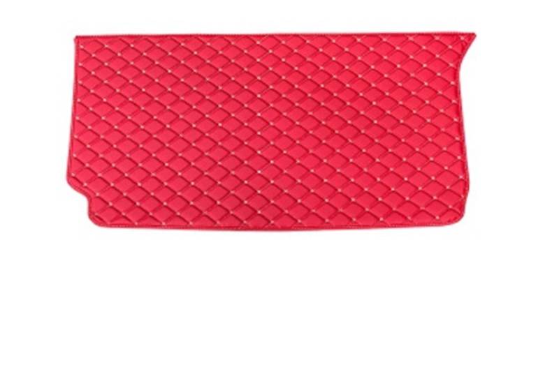 Kofferraumwanne Für Smart 451 Für Smart 453 Für Fortwo 2009-2020 Zubehör Auto Leder Material Auto Hinten Matte Heck Kofferraum Protektor Pad(A red-Single) von Hguvsjd