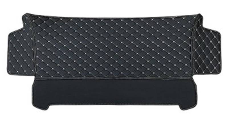Kofferraumwanne Für Smart 451 Für Smart 453 Für Fortwo 2009-2020 Zubehör Auto Leder Material Auto Hinten Matte Heck Kofferraum Protektor Pad(C Black-Single) von Hguvsjd