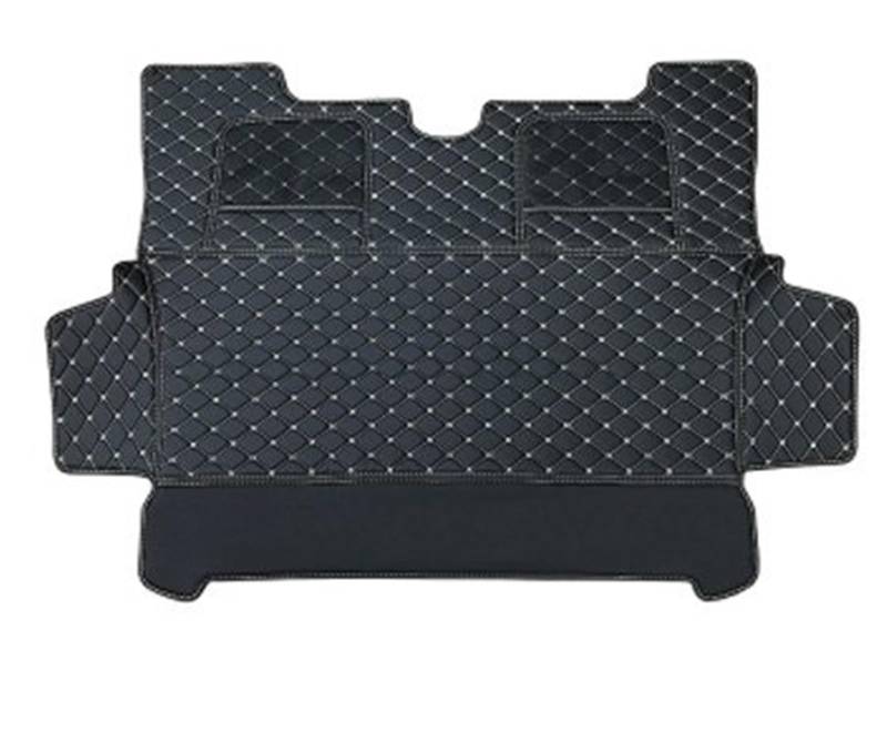 Kofferraumwanne Für Smart 451 Für Smart 453 Für Fortwo 2009-2020 Zubehör Auto Leder Material Auto Hinten Matte Heck Kofferraum Protektor Pad(E Black-Fully) von Hguvsjd