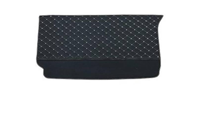 Kofferraumwanne Für Smart 451 Für Smart 453 Für Fortwo 2009-2020 Zubehör Auto Leder Material Auto Hinten Matte Heck Kofferraum Protektor Pad(H Black-Single) von Hguvsjd