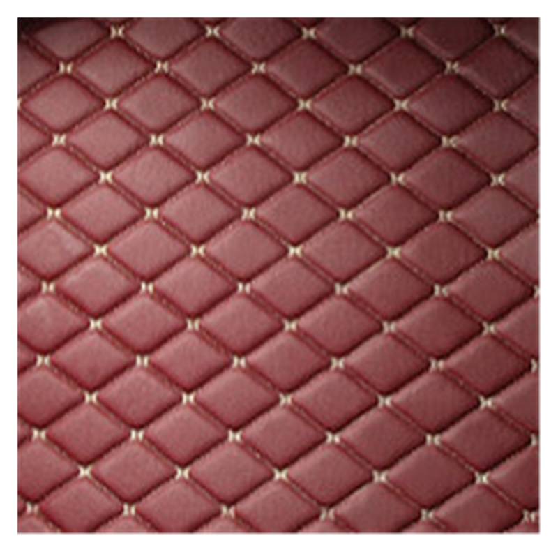 Kofferraumwanne Für Touareg 2011 2012 2013 2014 2015 2019 Leder Kofferraum Matte Cargo-Liner Heck Kofferraum Protektor Pad(Wine red) von Hguvsjd