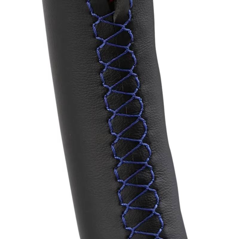 Lenkradbezüge Für Megane 2 2003-2008 Für Kangoo 2008 Für Scenic 2 2003-2009 Lenkrad Genähte Lederabdeckung Geflecht Am Lenkrad Lenkradschutz(Blue Thread) von Hguvsjd