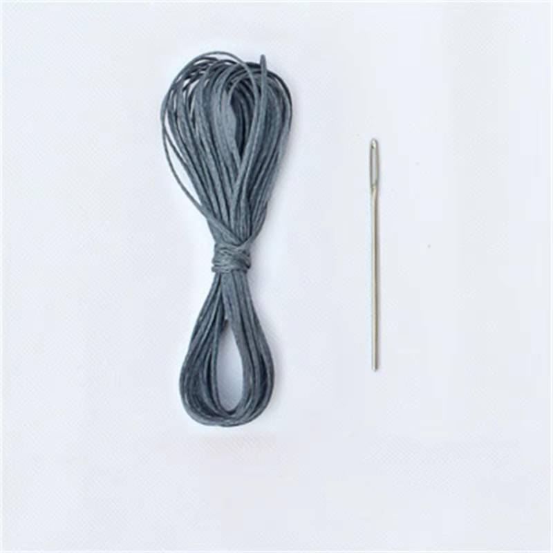 Lenkradbezüge Lenkradbezug Auto Geflecht Auf Dem Lenkrad 38 cm DIY Mikrofaser Lederbezüge Auto Lenkradbezug Lenkradschutz(Grey Thread Kit) von Hguvsjd
