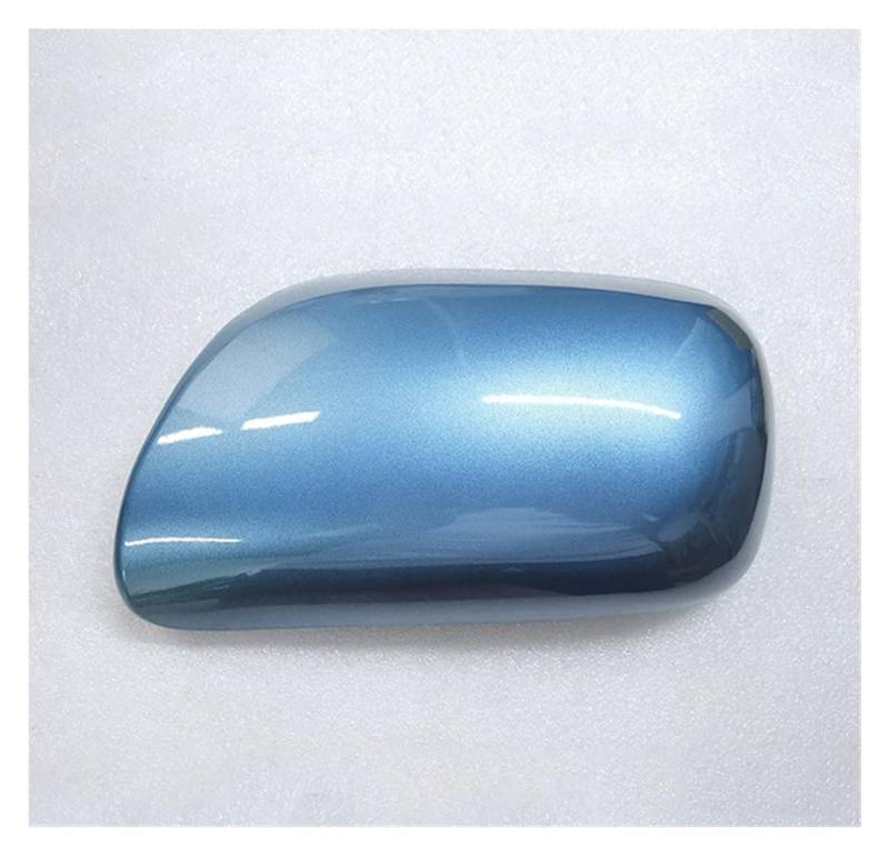 Tür Spiegelkappen Für Toyota Für Yaris 2006-2011 Rückspiegel Abdeckung Reverse Spiegel Shell Spiegel Fall Gehäuse Rückspiegelkappe(Huanyu Blue Left) von Hguvsjd