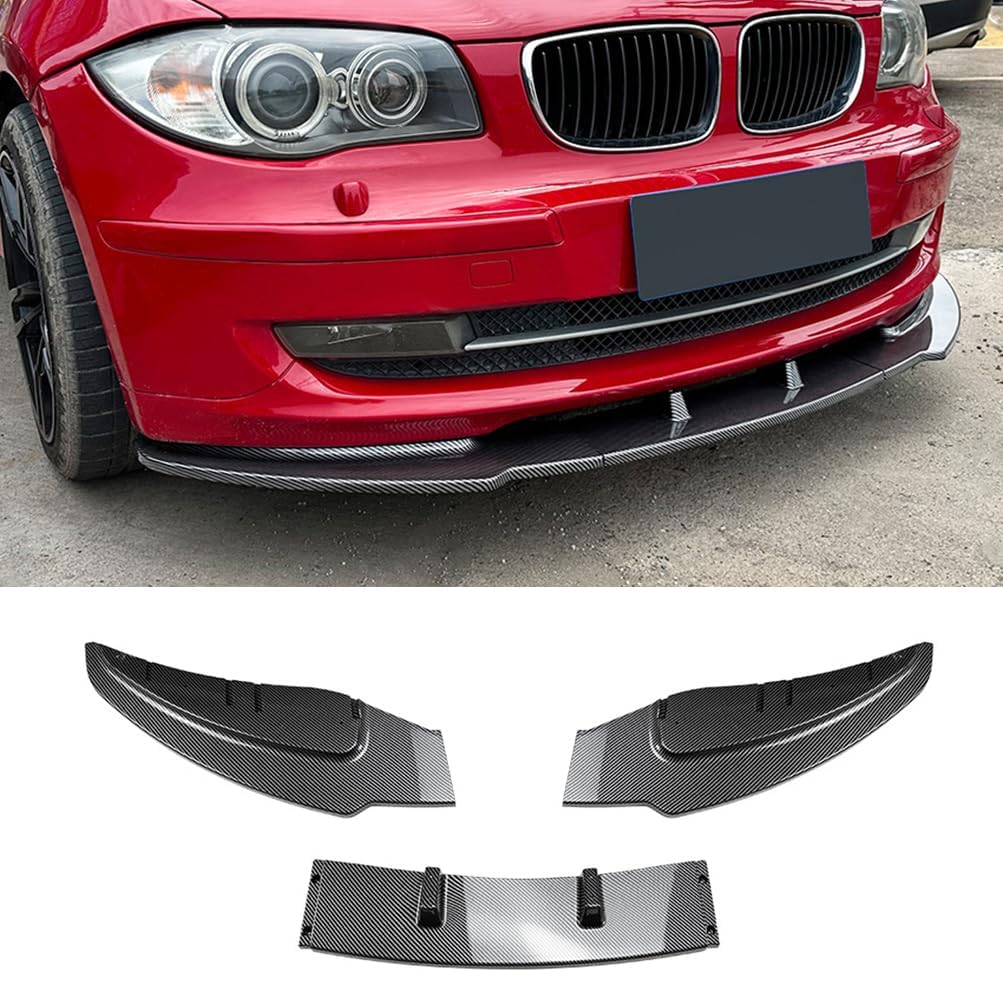 Frontlippe Frontspoiler für BMW 1 Serie E81 E82 E87 E88 LCI Modelo estándar 2008-2011,Antikollisionsschutz Frontlippe Spoiler,Spoilerlippe Diffusor Body Kit Außen Zubehör,A-Carbon Look Frontlippe Frontspoiler für BMW 1 Serie E81 E82 E87 E88 LCI Modelo estándar 2008-2011,Antikollisionsschutz Frontlippe Spoiler,Spoilerlippe Diffusor Body Kit Außen Zubehör,A-Carbon Look von HhhhhYf