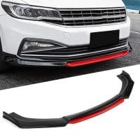 Frontlippe Frontspoiler für Megane Sedan IV III II I LM LA Phase II I Sedan 2007-2025,Antikollisionsschutz Frontlippe Spoiler,Spoilerlippe Diffusor Body Kit Außen Zubehör,D-Black and Red Frontlippe Frontspoiler für Megane Sedan IV III II I LM LA Phase II I Sedan 2007-2025,Antikollisionsschutz Frontlippe Spoiler,Spoilerlippe Diffusor Body Kit Außen Zubehör,D-Black and Red von HhhhhYf