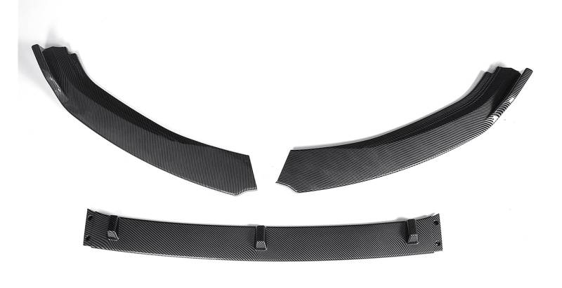 Frontlippe Frontspoiler für VW EOS V6 TSI TDI FSI 2006-2015,Antikollisionsschutz Frontlippe Spoiler,Spoilerlippe Diffusor Body Kit Außen Zubehör,A-Carbón-06~10 von HhhhhYf