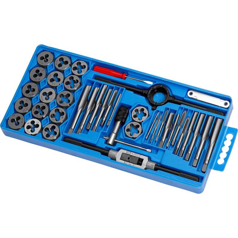 Hi-Q Tools Gewindeschneider Set 40-teilig M3-M12 von Hi-Q Tools