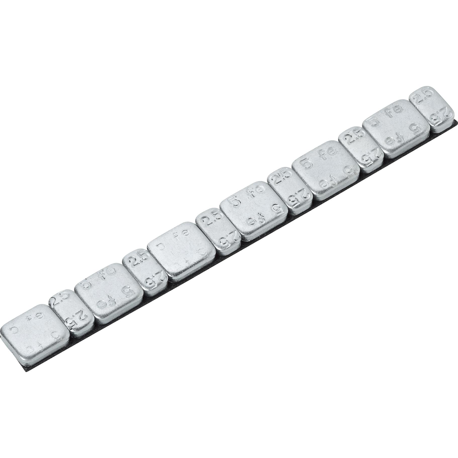 Hi-Q Tools Klebegewichte, Stahl, 45 Gramm 5g+2,5g Einteilung silber Hi-Q Tools Klebegewichte, Stahl, 45 Gramm 5g+2,5g Einteilung silber von Hi-Q Tools