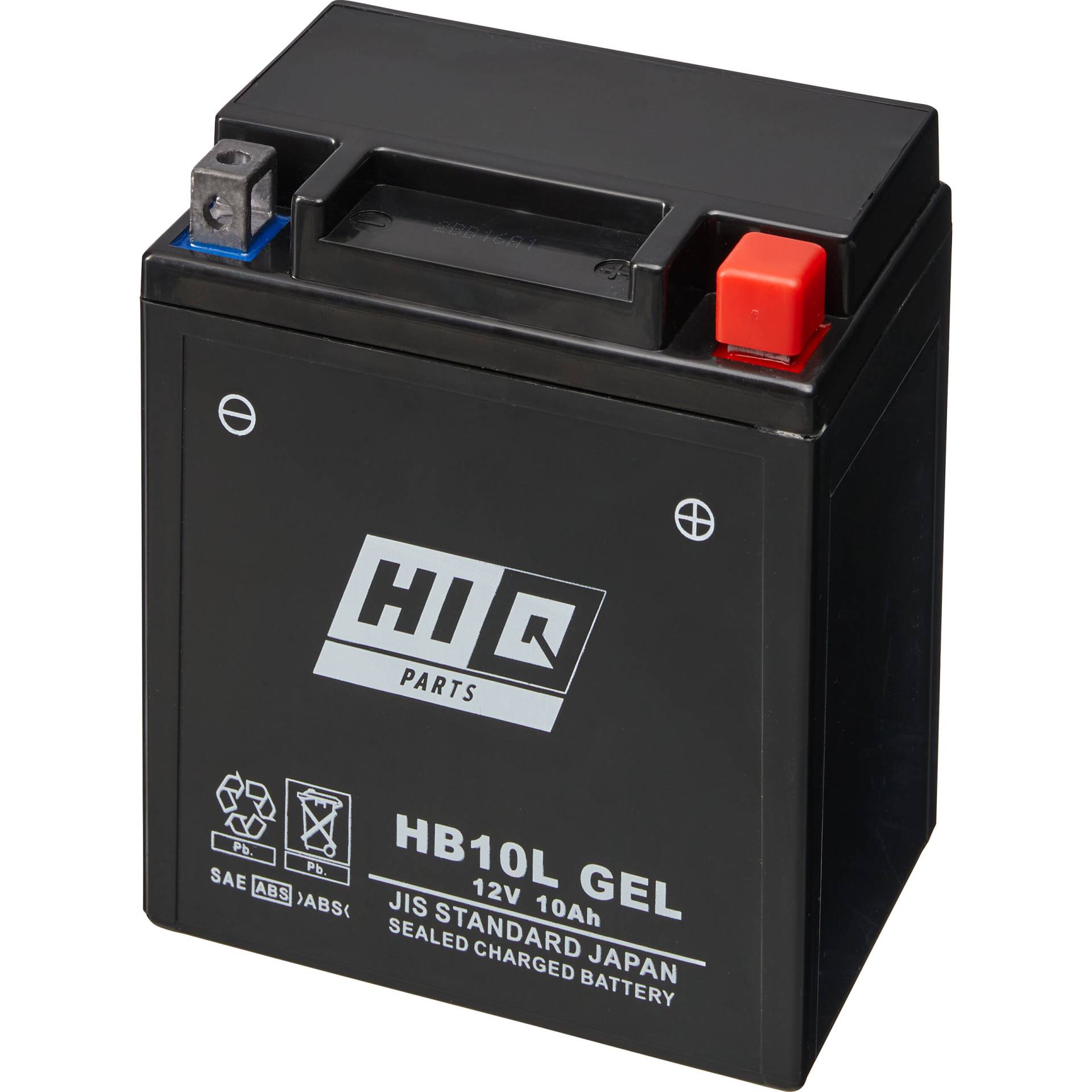 Hi-Q Batterie AGM Gel geschlossen HB10L-A2, 12V, 10Ah (YB10L-A2, von Hi-Q