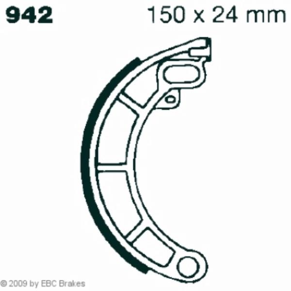 Hi-Q Bremsbacken V942, 150x24mm von Hi-Q