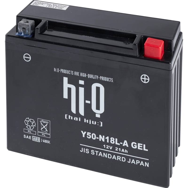 Hi-Q Batterie AGM Gel geschlossen H50-N18L, 12V, 20Ah von Hi-Q