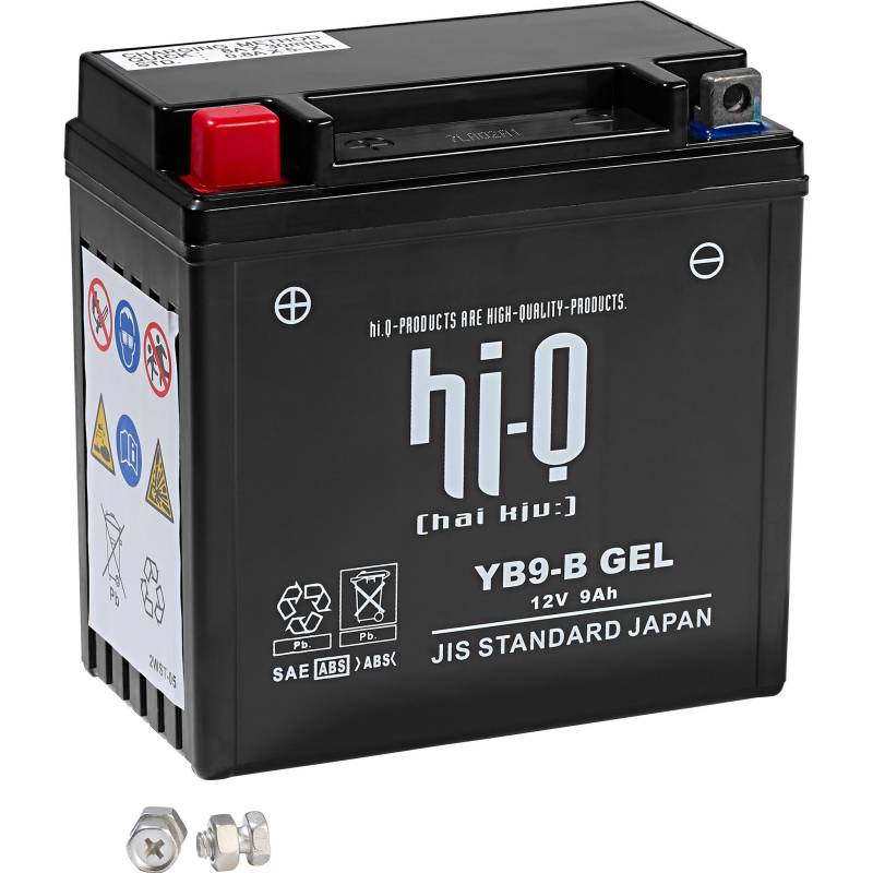 Hi-Q Batterie AGM Gel geschlossen HB9-B, 12V, 9Ah von Hi-Q