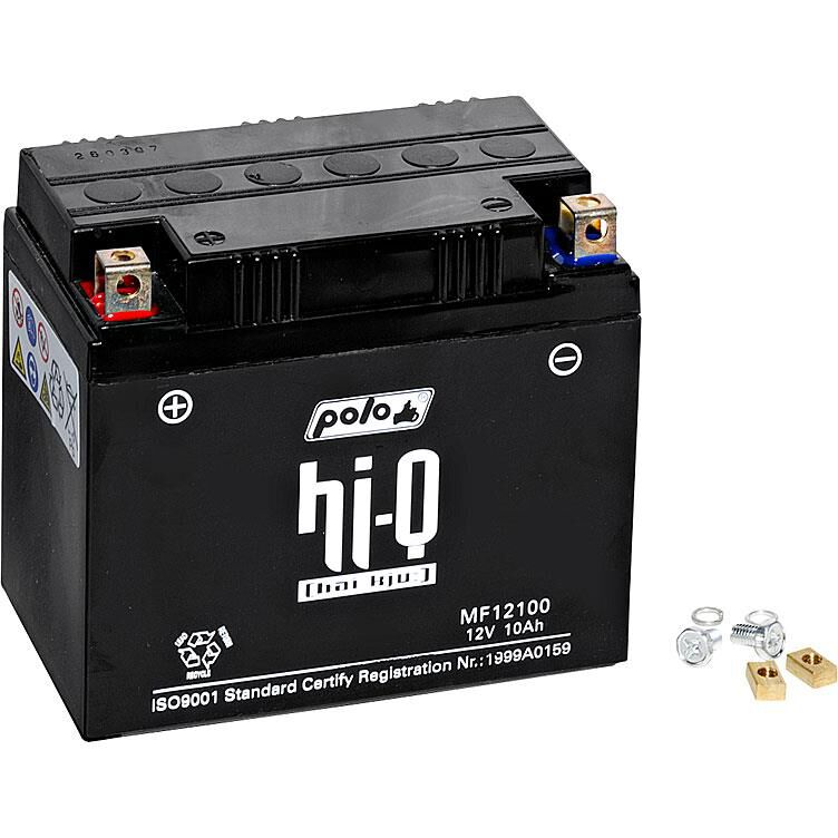Hi-Q Batterie AGM Gel geschlossen HTX12-BS, 12V, 10Ah (YTX12-BS) von Hi-Q